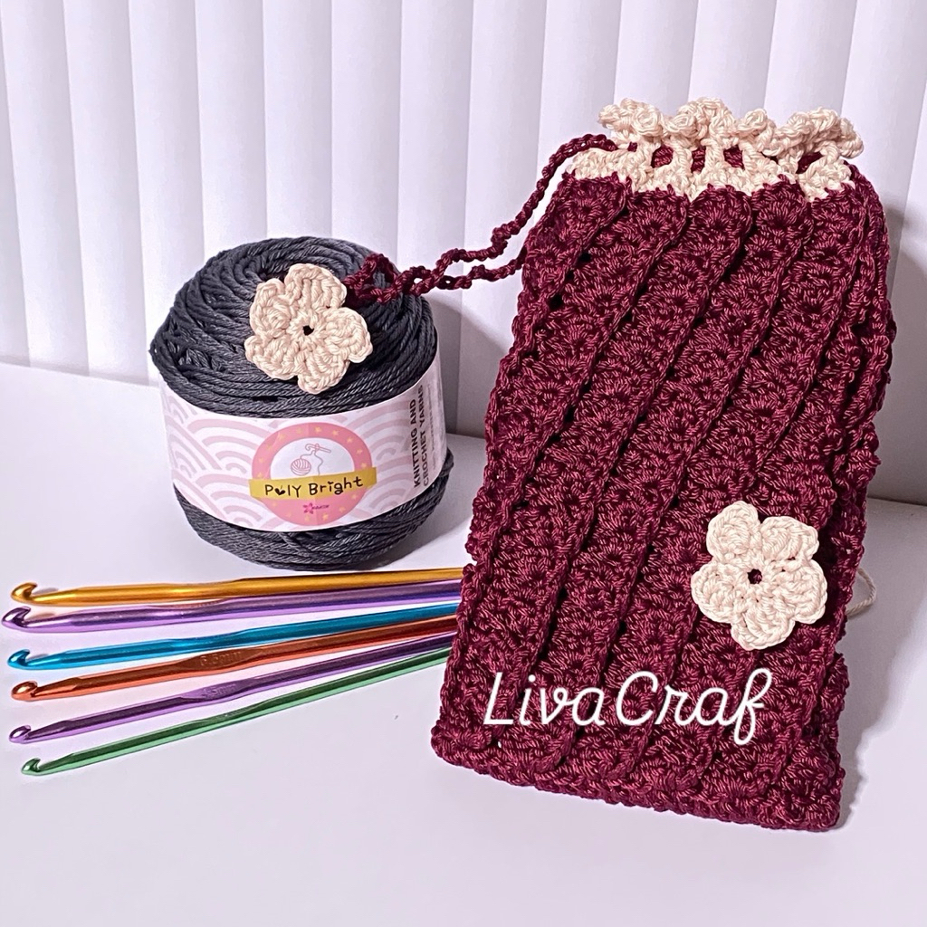 Dompet HP Rajut Handmade