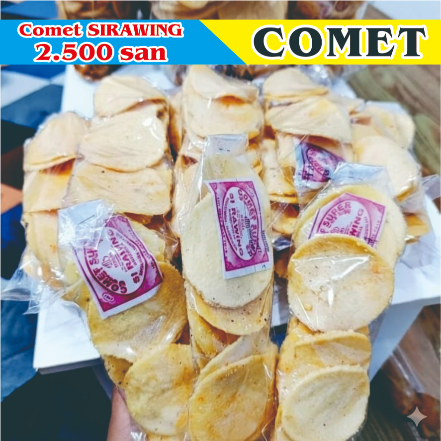 COMET Sirawing Tasikmalaya Snack Tanpa Pengawet Cemilan Snack Jajanan Tradisional
