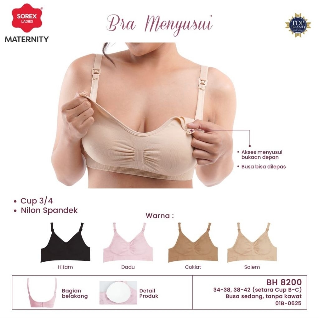 sorex bra menyusui seamless 8200
