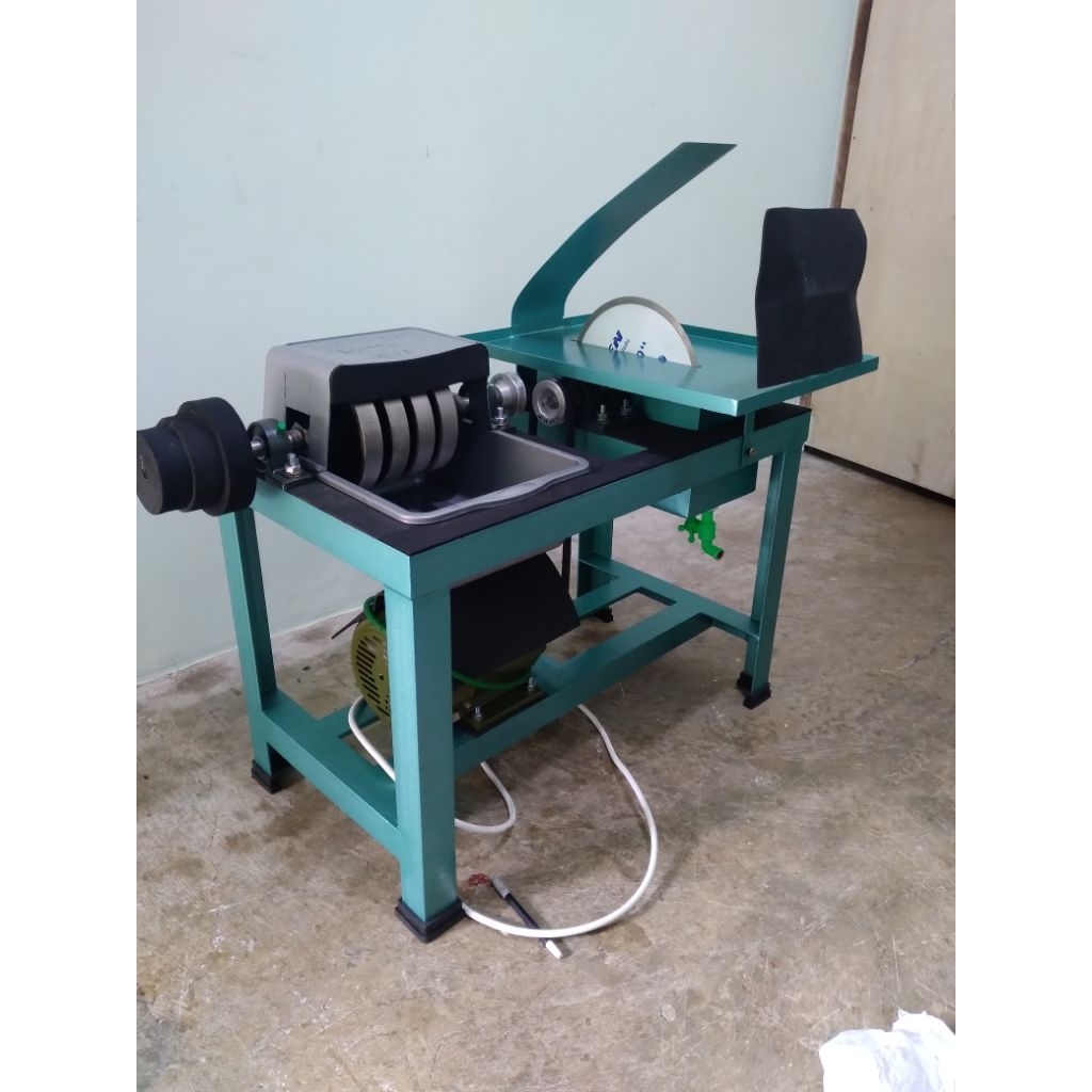 mesin poles batu akik kombinasi 2as 2wheel custom