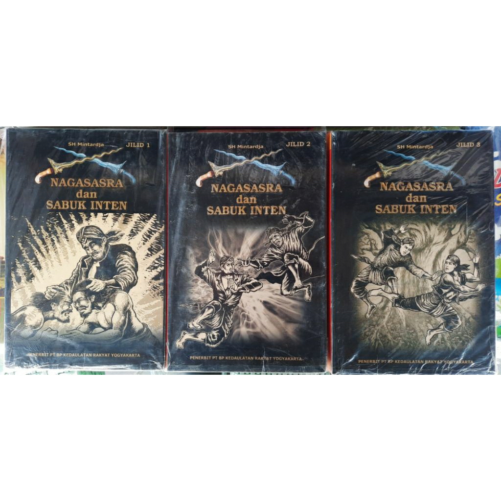Bekas Original - NAGASASRA dan SABUK INTEN JILID 1 2 3 PENERBIT PT BP KEDAULATAN RAKYAT YOGYAKARTA