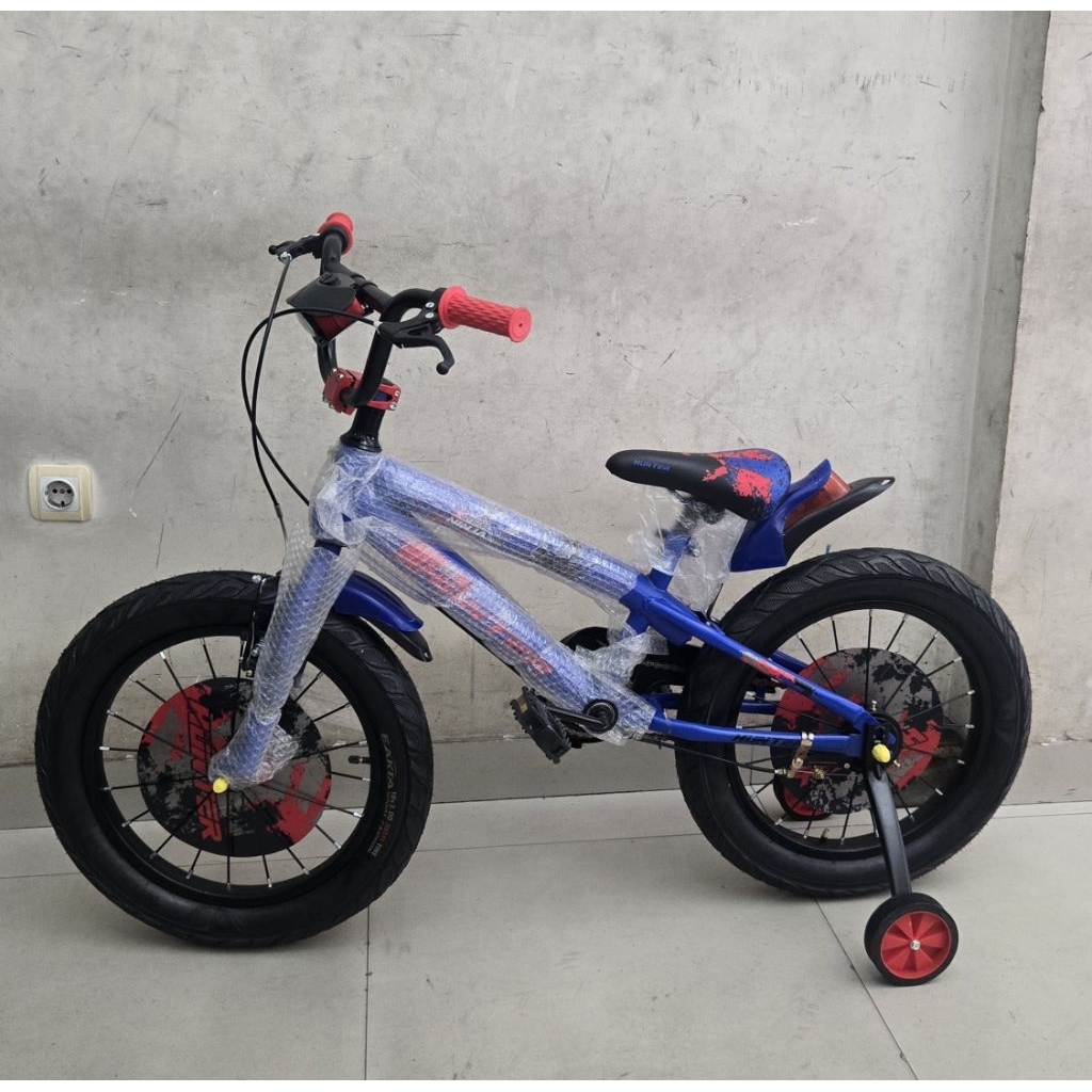 sepeda anak laki laki 18 Inch hunter roda besar NINJA