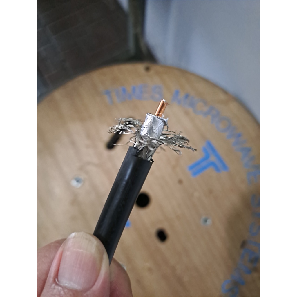 KABEL COAXIAL BUAT RADIO KOMUNIKASI LMR-400 MEREK TIMES MICROWAVE SYSTEM 50OHM BARU LMR 400 BARU 45 