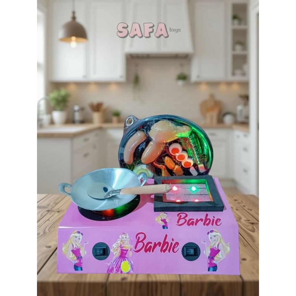 Kompor LED Mainan Bisa Nyala / Mainan Kompor LED / Kompor Mainan Anak - KP