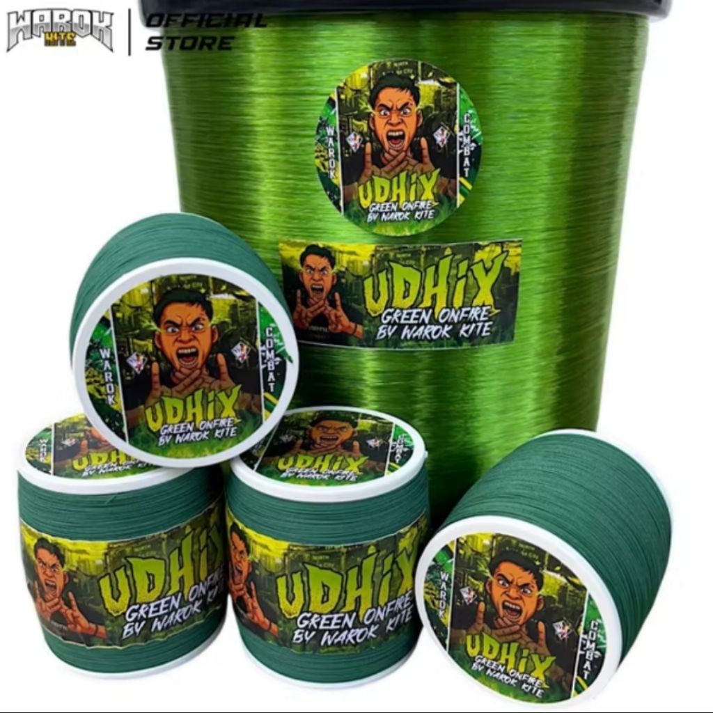 Gelasan Udhix Green On Fire Bay Warokkite Matot Bahan Hijau Size 0.23. . 100% original