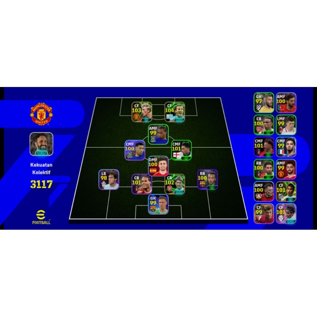 Akun Efootball Mobile Epic D Law