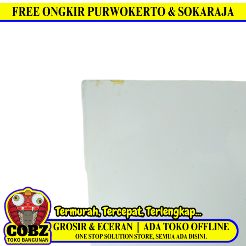 3MM x 120CM x 240CM / KUNCI Triplek Melamin 1 Sisi Permukaan Glossy Lembar