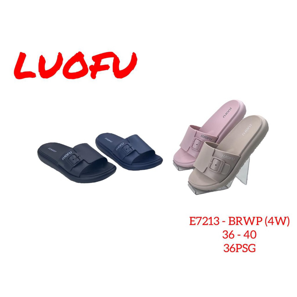 LUOFU - SANDAL LUOFU SELOP GESPER BAN 1 LUOFU WANITA - LUOFU WANITA