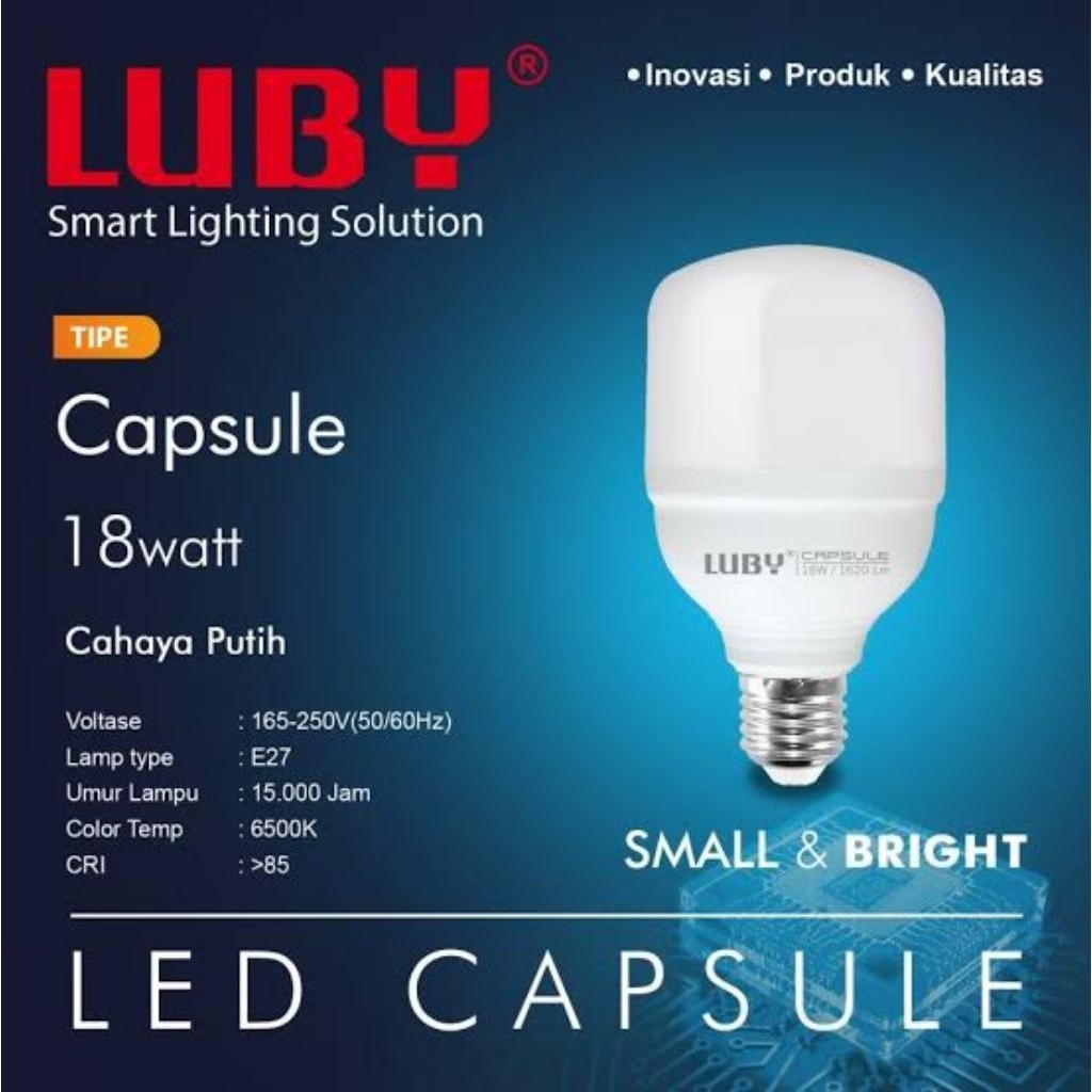 Lampu LED Luby Capsule 18 Watt