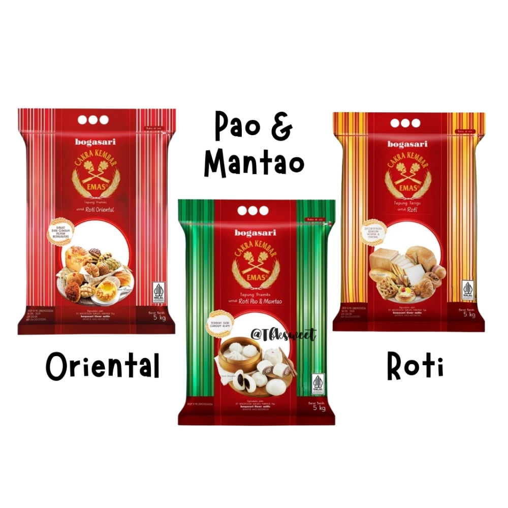 Bogasari Tepung Cakra Kembar Emas 5kg
