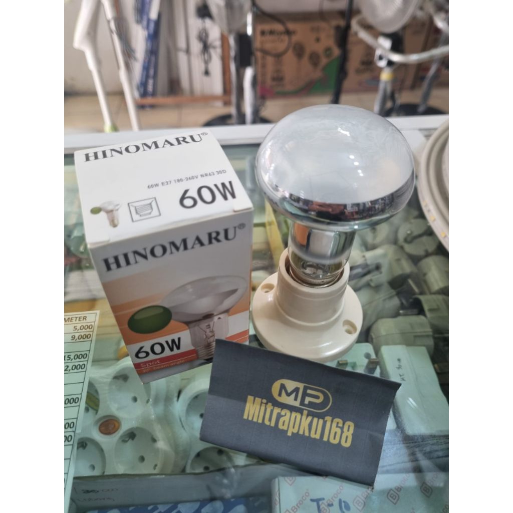 Lampu Ayam Hinomaru 60 Watt / Lampu Pijar