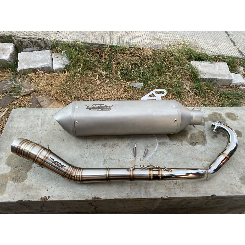 knalpot racing inlet 50 suzuki SATRIA FU 150 injeksi/Fi SATRIA FU 150 KARBU model copy KTM vaporblas