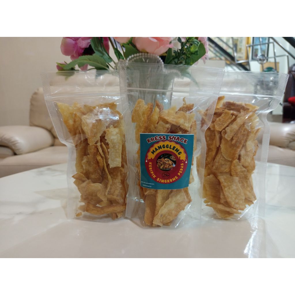 keripik singkong gurih asin manggleng