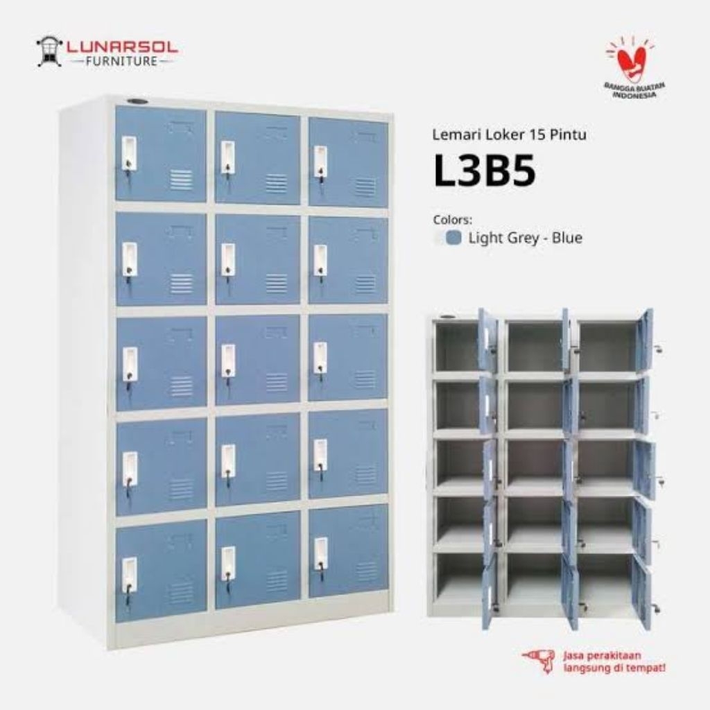 Loker 15 pintu Lunar L3B5