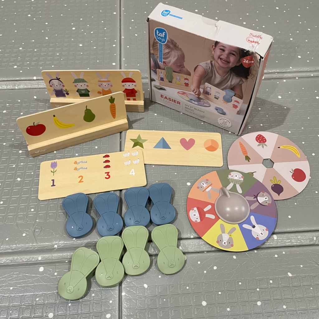PRELOVED TafToys My 1st Bunny Bingo | Taf Toys Toy TafToy Mainan Edukasi Anak Bayi Baby Balita Batit