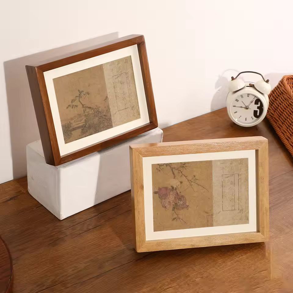 Trendhome Frame Foto Kayu Rustic Aesthetic