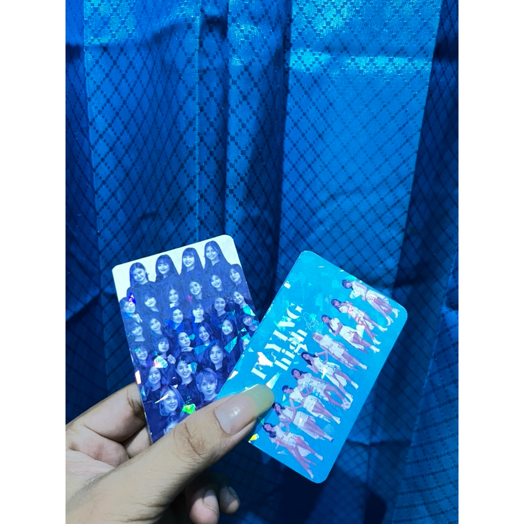 [BACA DESKRIPSI] Custom Foto Card Hologram/glitter/Holo Broken Glass