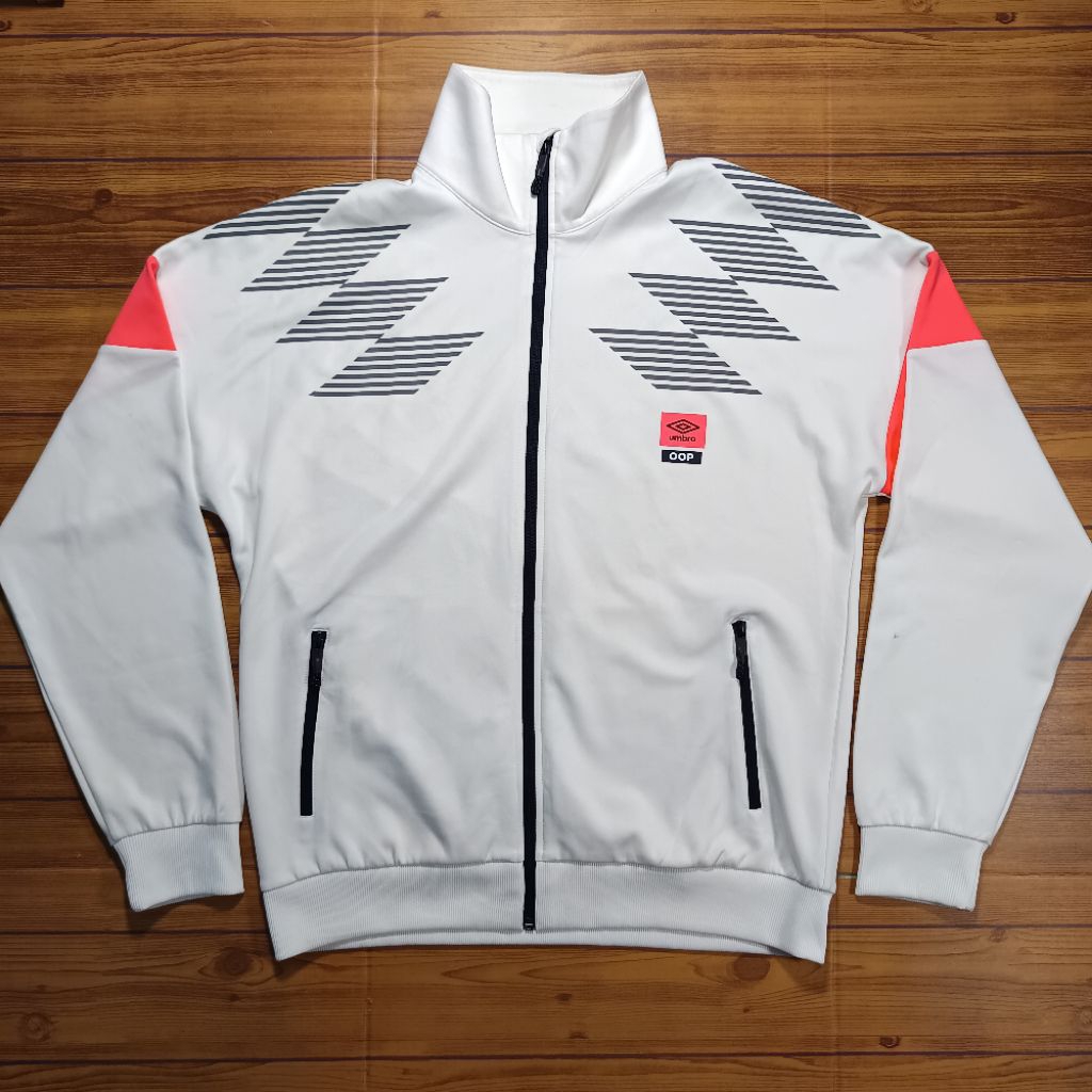 Jaket Tracktop Umbro Second Original Putih size L-XL
