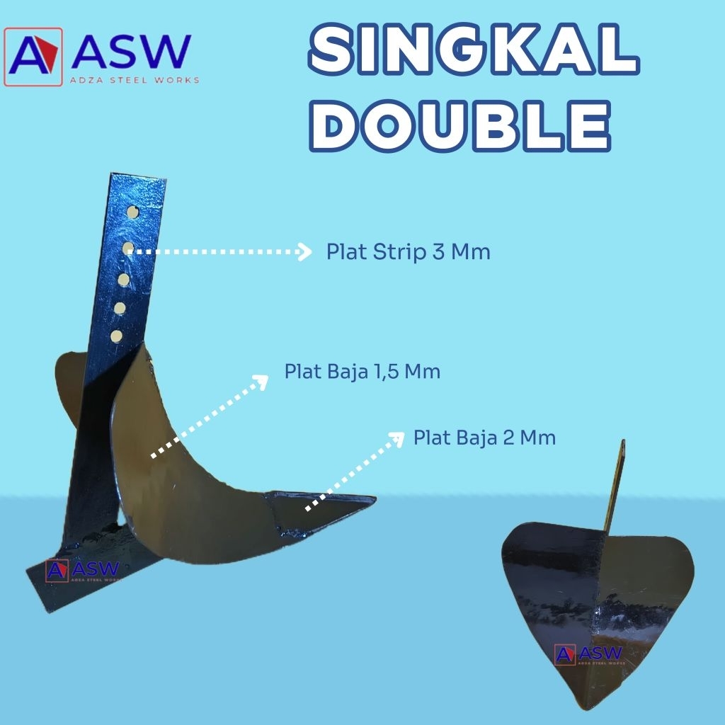 MATA SINGKAL BAJAK MANUAL PORTABEL + BAUT TERMURAH BERKUALITAS