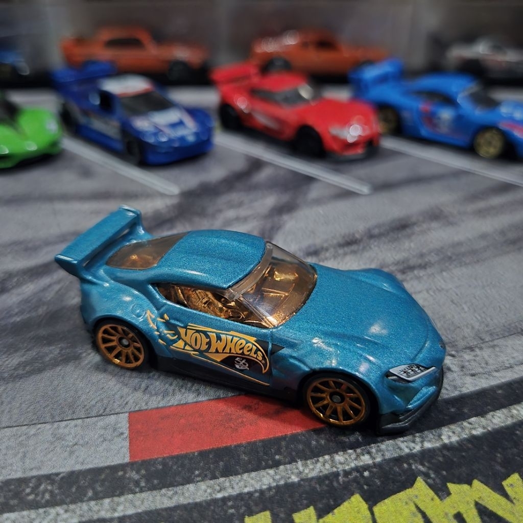 Hotwheels Loose Supra GR | Anniversary Hotwheels | Blue Color | Silver Series