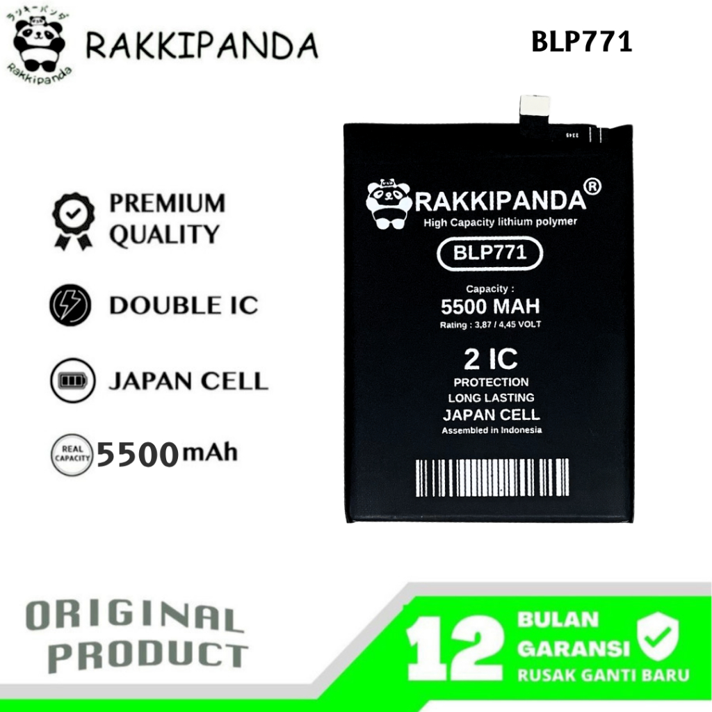 RakkiPanda - BLP771 Realme Narzo 10 / Realme 6I / C25Y Batre Batrai Baterai