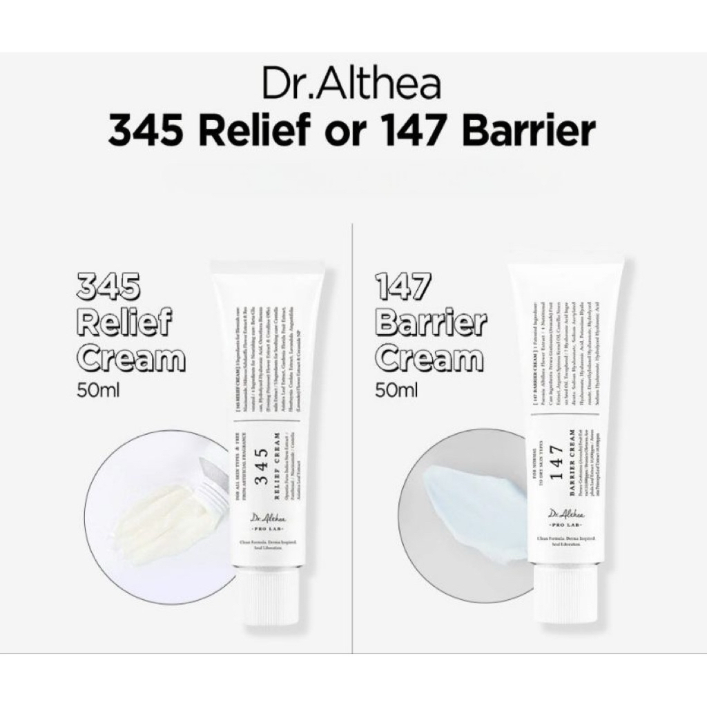 DR.ALTHEA ALL VARIANT CREAM / DR.ALTHEA 345 RELIEF CREAM / DR.ALTHEA 147 BARRIER CREAM