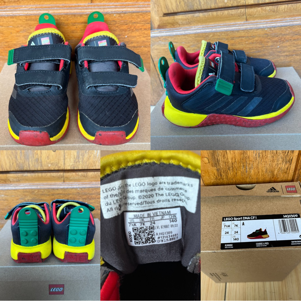 Sepatu bekas anak Adidas x Lego Ori