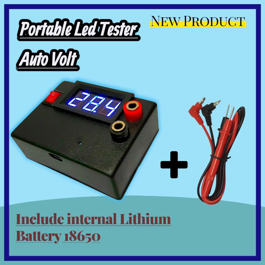 Led Tester Auto Volt Portable Untuk Lampu Led Co