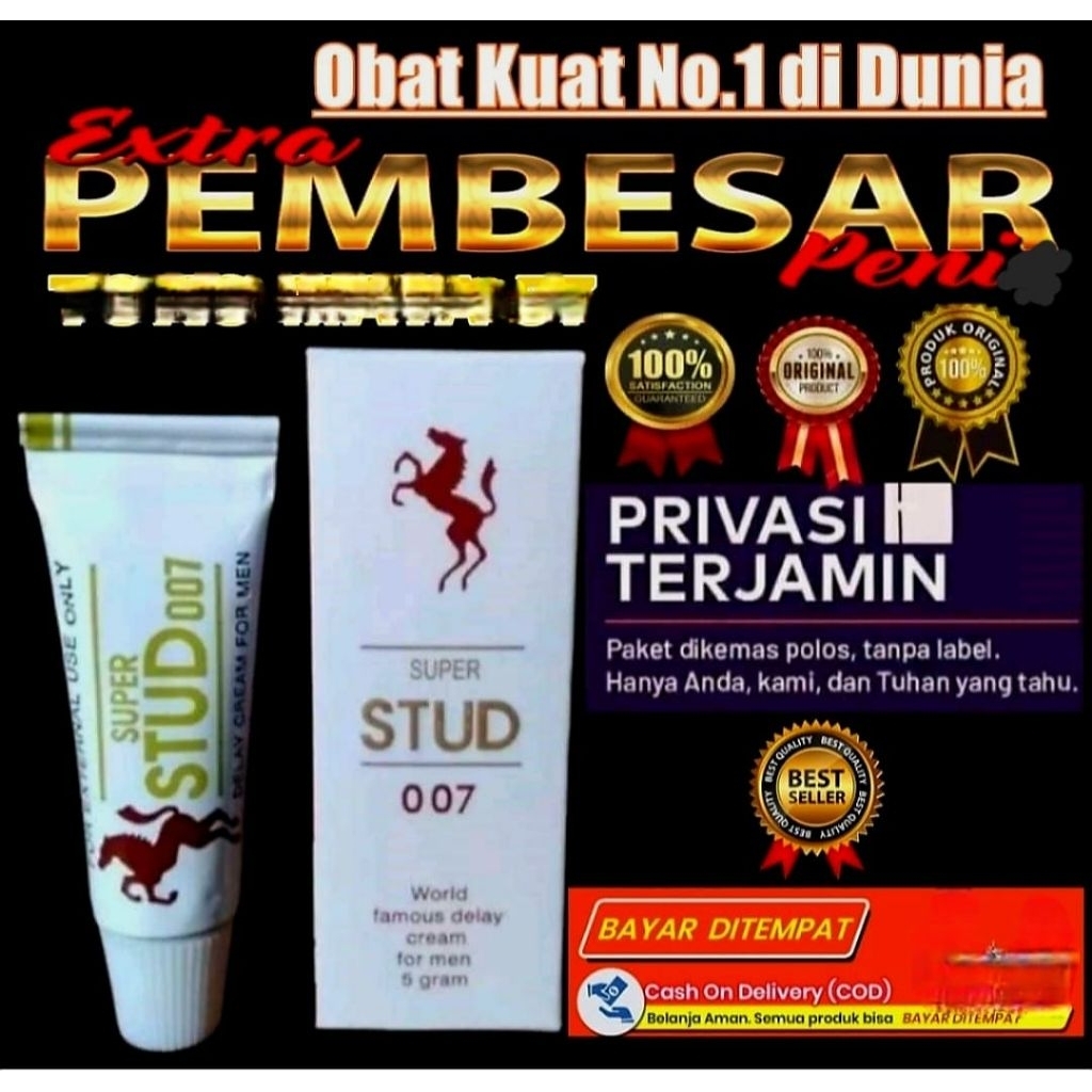 Obat Tradisional Pria Super Stud 007 – Krim Herbal Bantu Tahan Lama