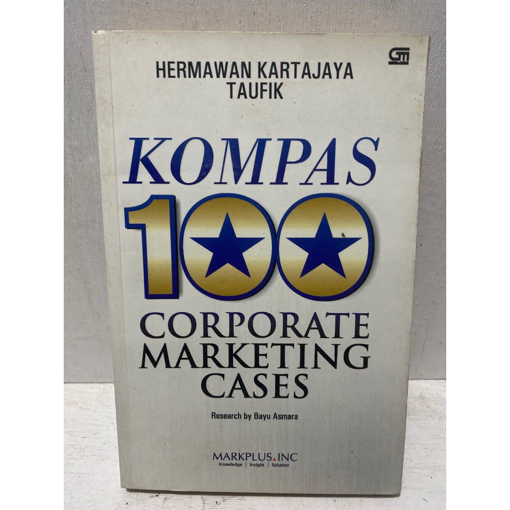 Buku Original KOMPAS 100 CORPORATE MARKETING CASES - HERMAWAN KARTAJAYA TAUFIK