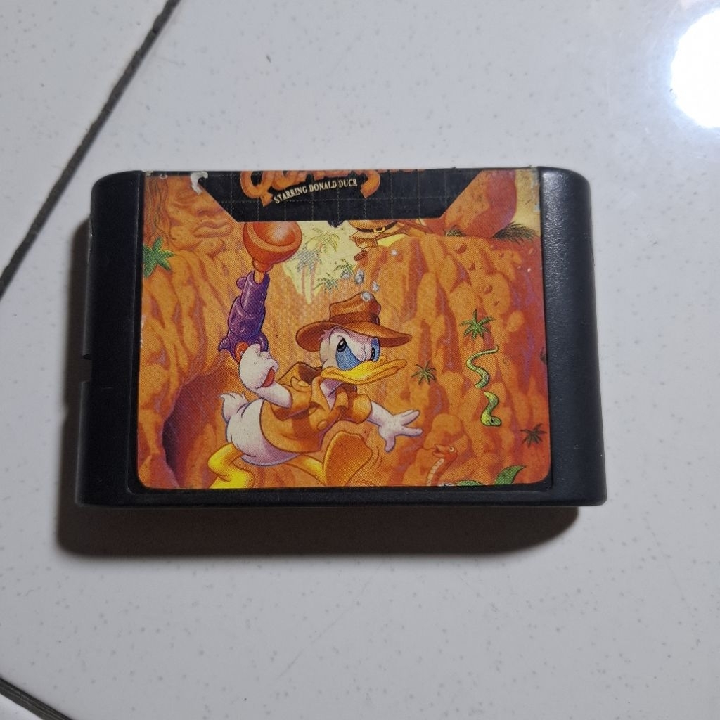 Kaset Sega Mega Drive QuackShoot Starring Donald Duck Second