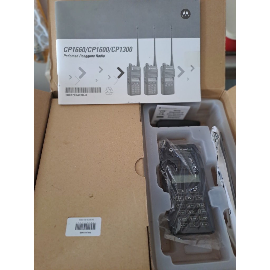 Ht Motorola CP1660 Vhf Komplit Motorola Cp 1660 Vhf Seperti Baru