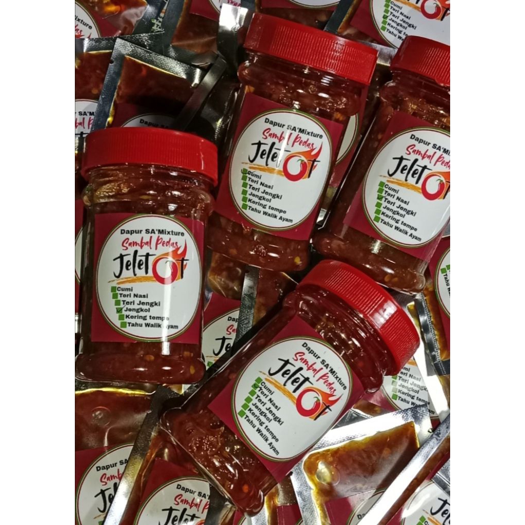 Sambal kemasan toples 150 gram
