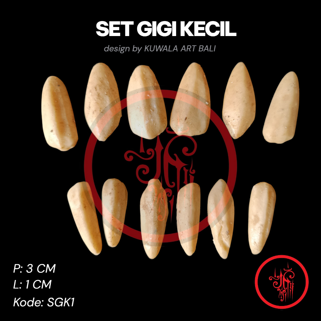 Gigi Ogoh Ogoh Bali Ukuran Kecil Payasan Ogoh Ogoh Bali by KUWALA ART BALI