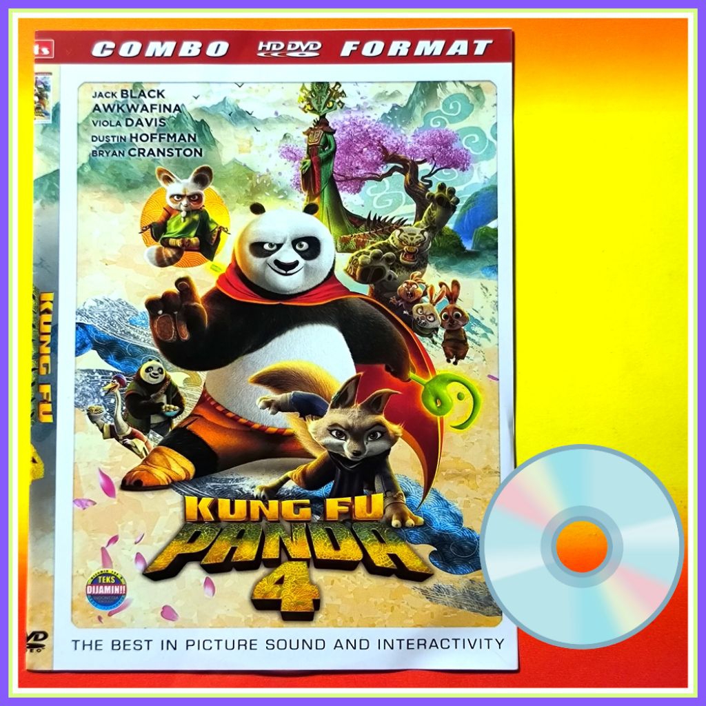 Kaset Film Animasi Kartun KUNGFU PANDA 4 HD Teks Indonesia