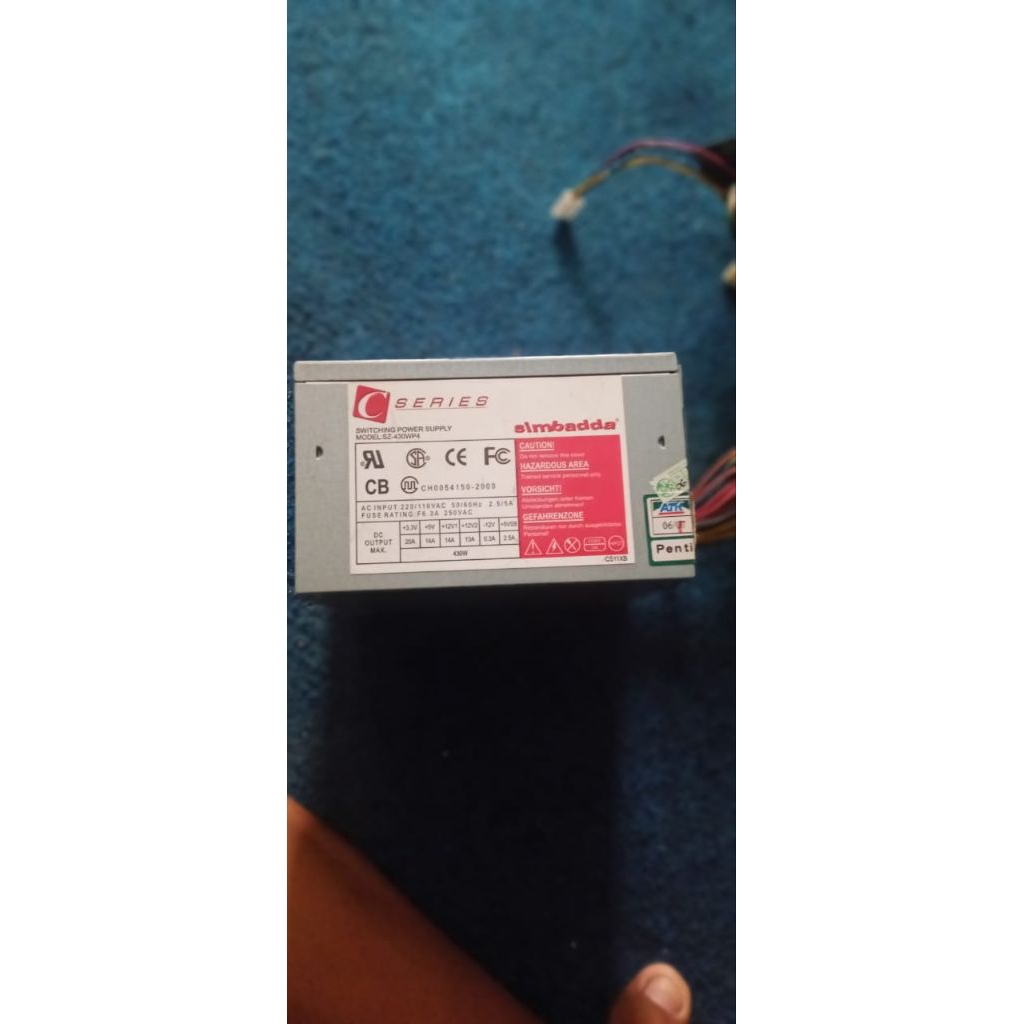 psu build up simbada 430w