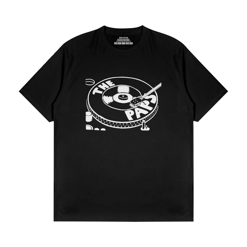 THE PAPS - VINIL KASET LOGO / KAOS MUSIK DISTRO THE PAPS / KAOS BAND TERLARIS