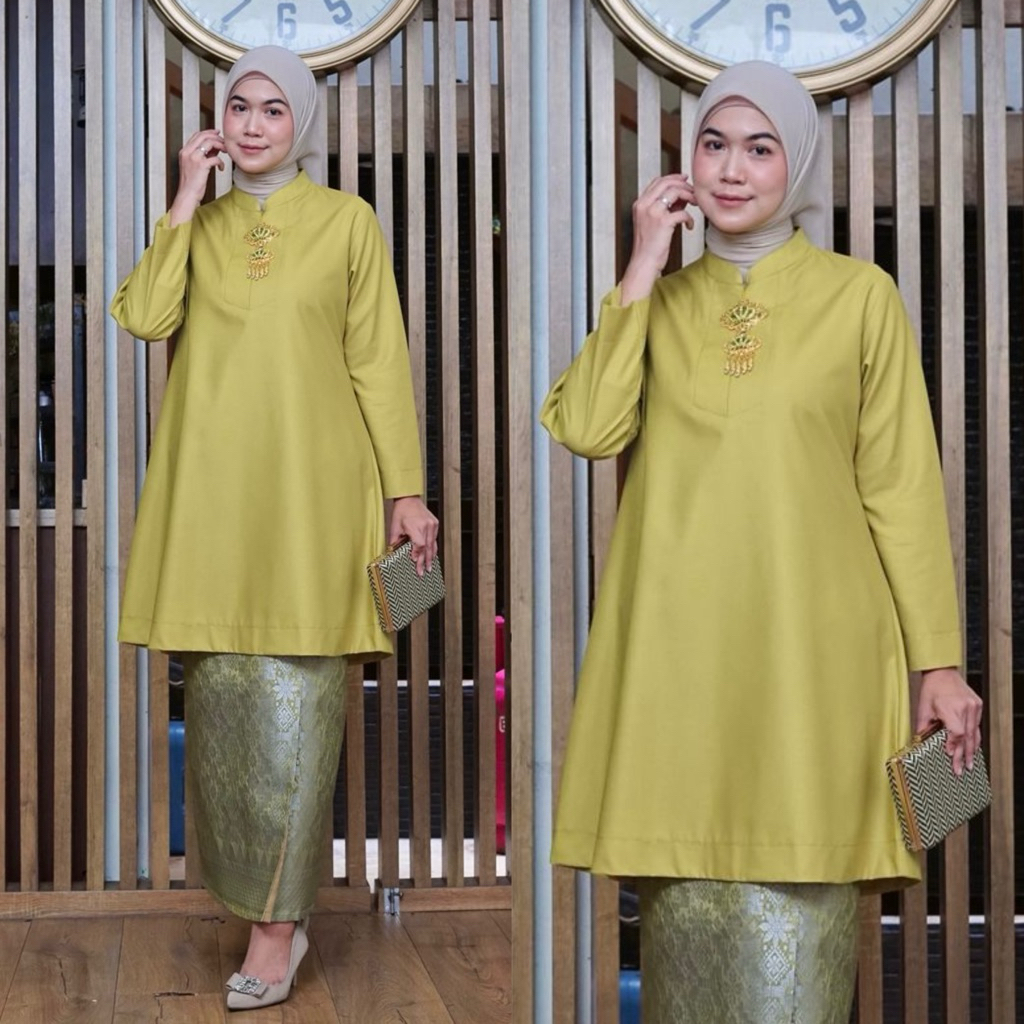 Original Kamari - Tunik Polos Busui / Tunik Polos Toyobo Fodu / Baju Kurung Polos Modern / Long Tuni