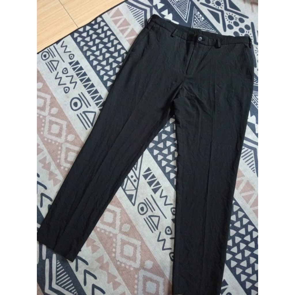 Celana formal pria black Olzen