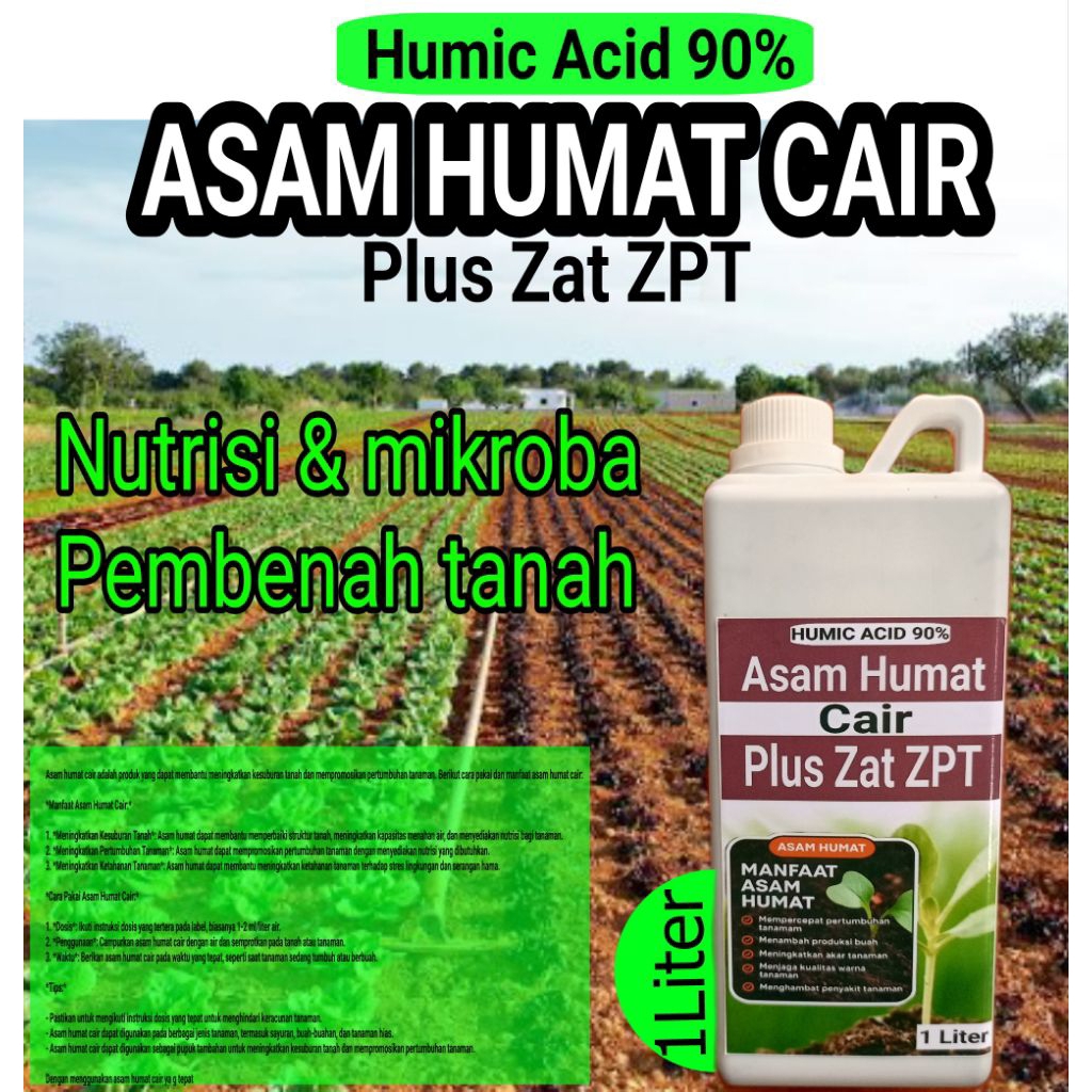 asam humat cair Asam humat plus zat zpt cair humat 1 liter