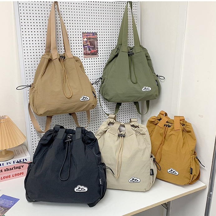 Tas bahu wanita luar ruangan berkapasitas besar tas bahu rekreasi tas travel tas sekolah siswa tas b