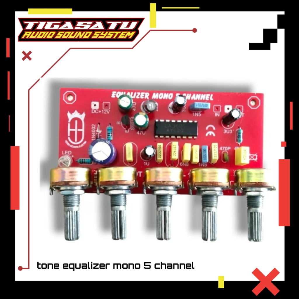 tone equalizer mono 5 channel