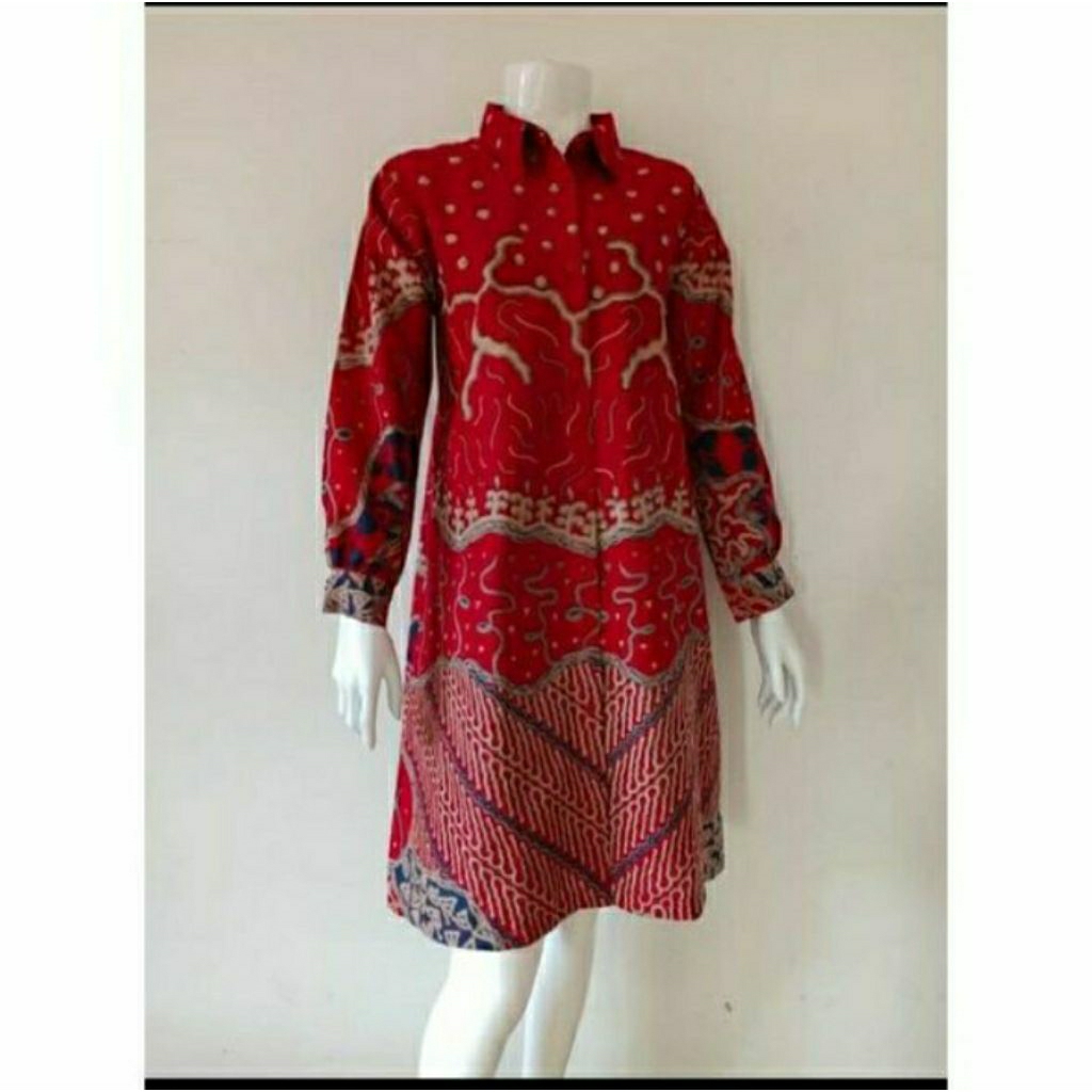 Tunik Gerimis Batik Solo Tunik Batik Wanita
