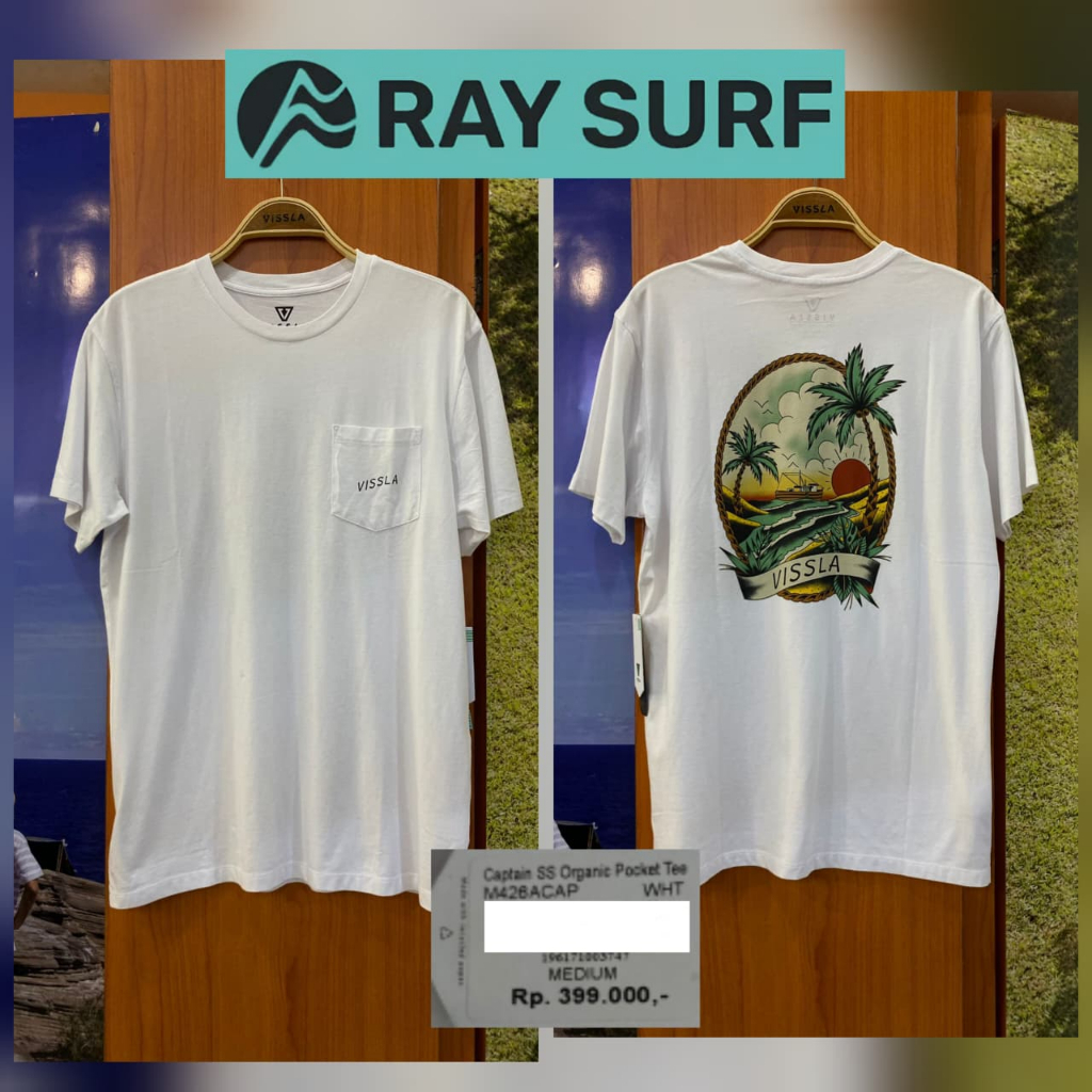 RAYSURF VISSLA T-SHIRT PRIA M426ACAP-WHT ORIGINAL