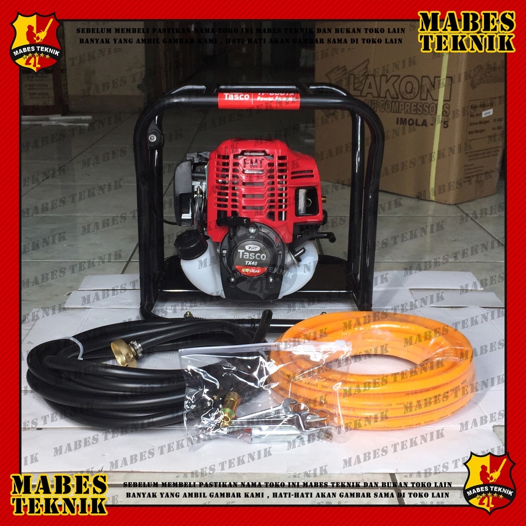 TASCO TF 600 TX / TF600TX - 4 TAK - MESIN STEAM / SEMPROT AIR - ENGINE POWER SPRAYER 4T