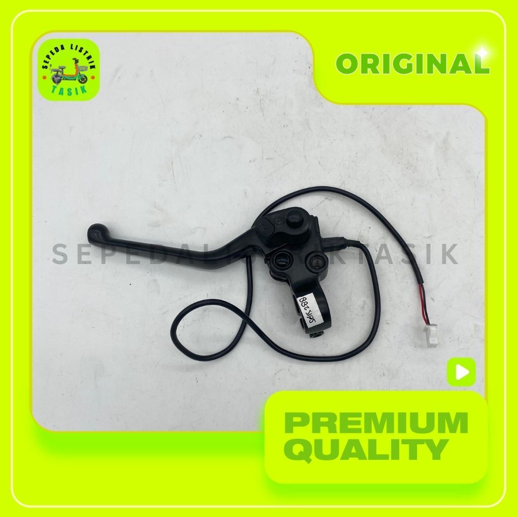HANDLE REM KIRI PACIFIC CROSSER RODA TIGA - SELIS288 - ORIGINAL 100% - SPAREPART SEPEDA LISTRIK