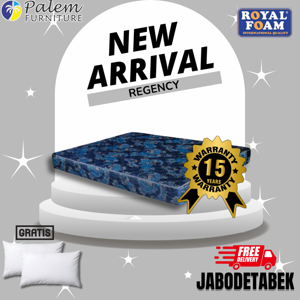 KASUR BUSA SUPER REBONDED ROYAL FOAM REGENCY TEBAL 20 CM