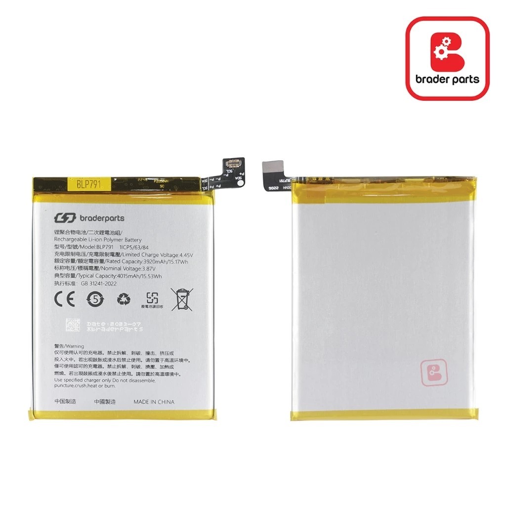 BATTERY / BATERAI OPPO RENO 4 BLP791 BraderParts