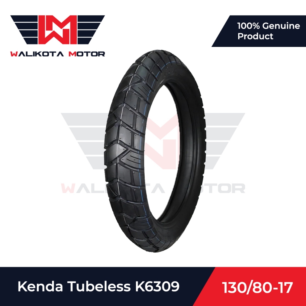 KENDA BAN TUBLES TUBELESS K6309 130/80 RING 17 BAN MOTOR DUAL PURPOSE TOURING CB150R/NEW VIXION KLX 