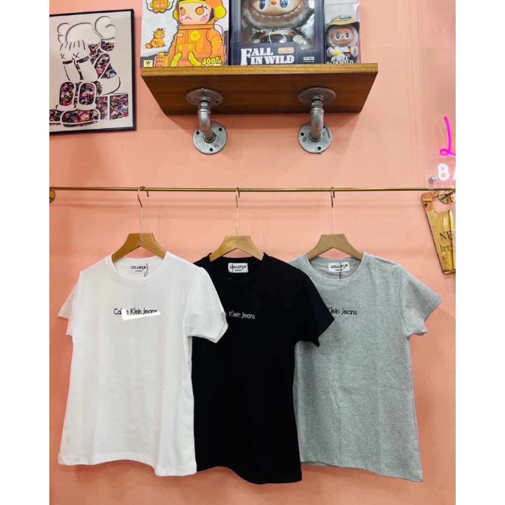 Lollipop-CKleina Atasan Kaos Basic Lengan Pendek Wanita bangkok